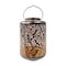 Snow Joe Bliss Outdoors Solar LED Lantern w Banana Leaf Design  Hand Painted Finish BSL-308-BZ - alternate 1